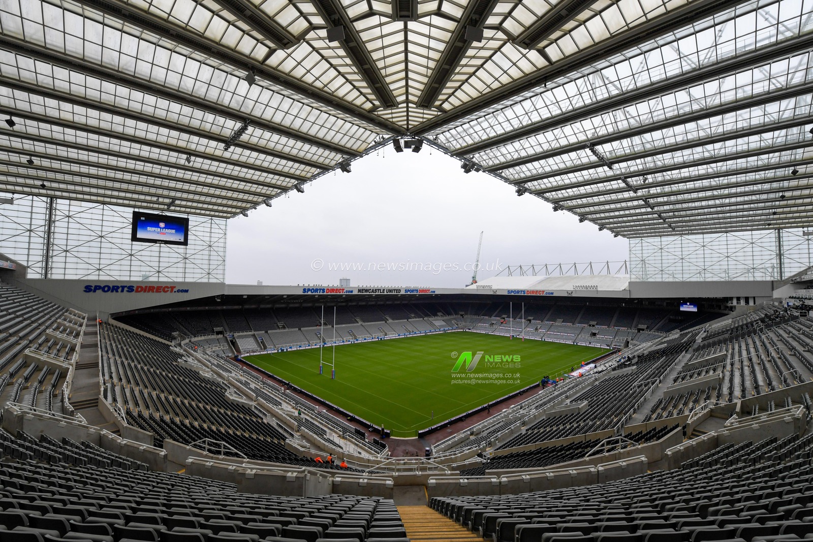 A general view of St James' Park, the venue for the Rugby League Magic Weekend fixtures