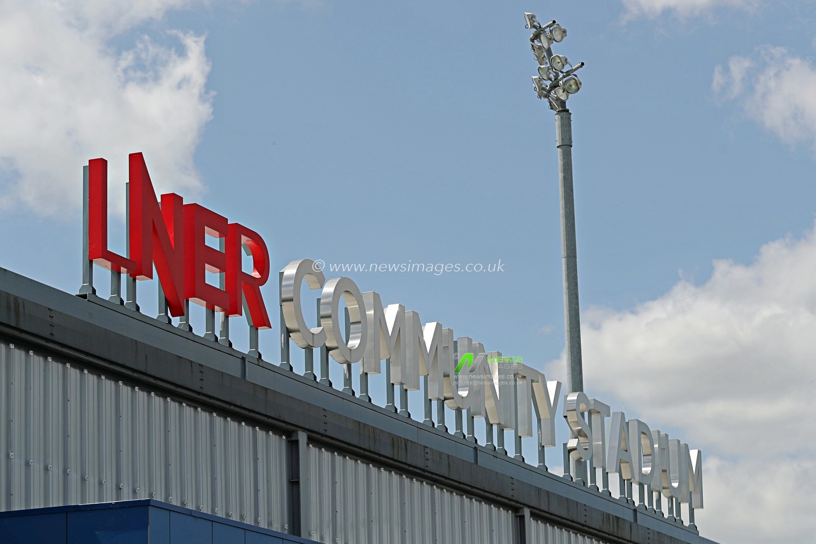 Signage outside the LNER Community Stadium before the Betfred Championship match York City Knights vs Featherstone Rovers at LNER Community Stadium, York, United Kingdom, 29th June 2025

(Photo by Sam Eaden/News Images)