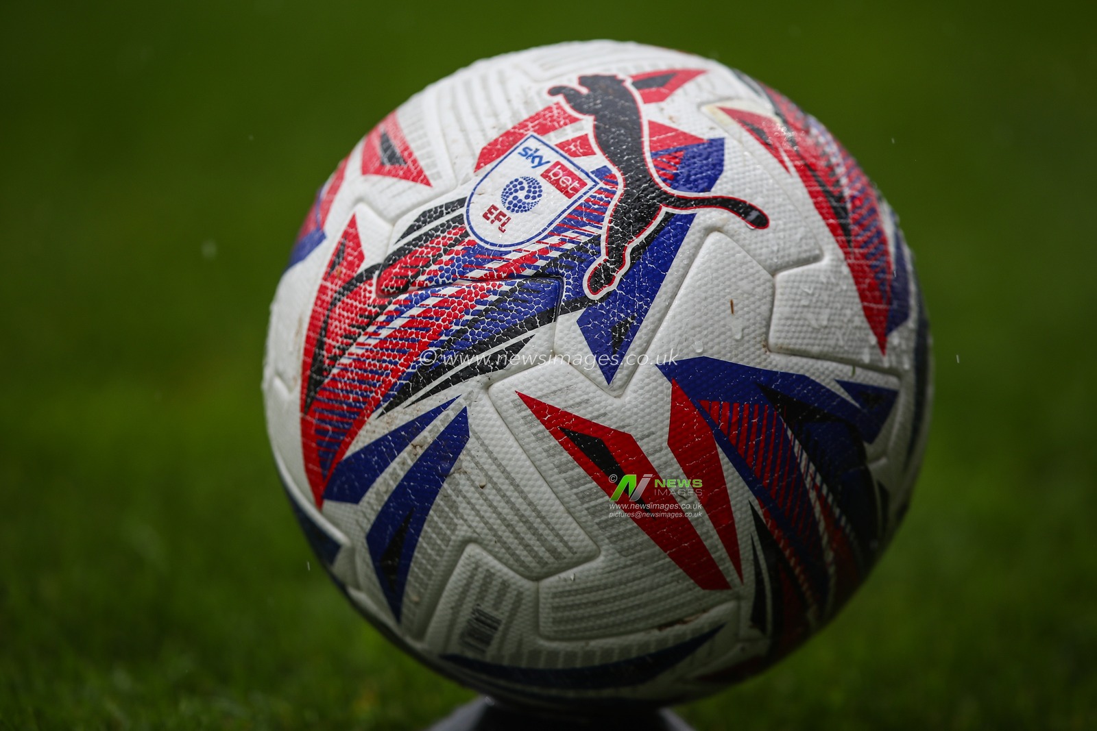 The match ball is seen during the Sky Bet League 1 match Cambridge United vs Blackpool at Abbey Stadium, Cambridge, United Kingdom, 24th August 2024

(Photo by Gareth Evans/News Images)