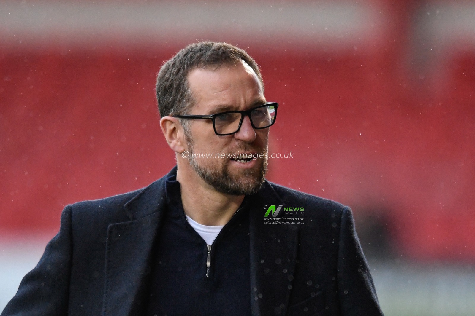 David Artell manager of Crewe Alexandra at the game