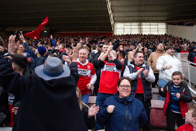 Sky Bet Championship Middlesbrough v Blackpool