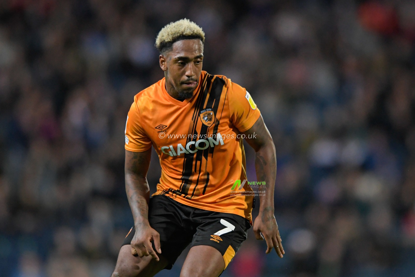 Mallik Wilks #7 of Hull City in action during the game