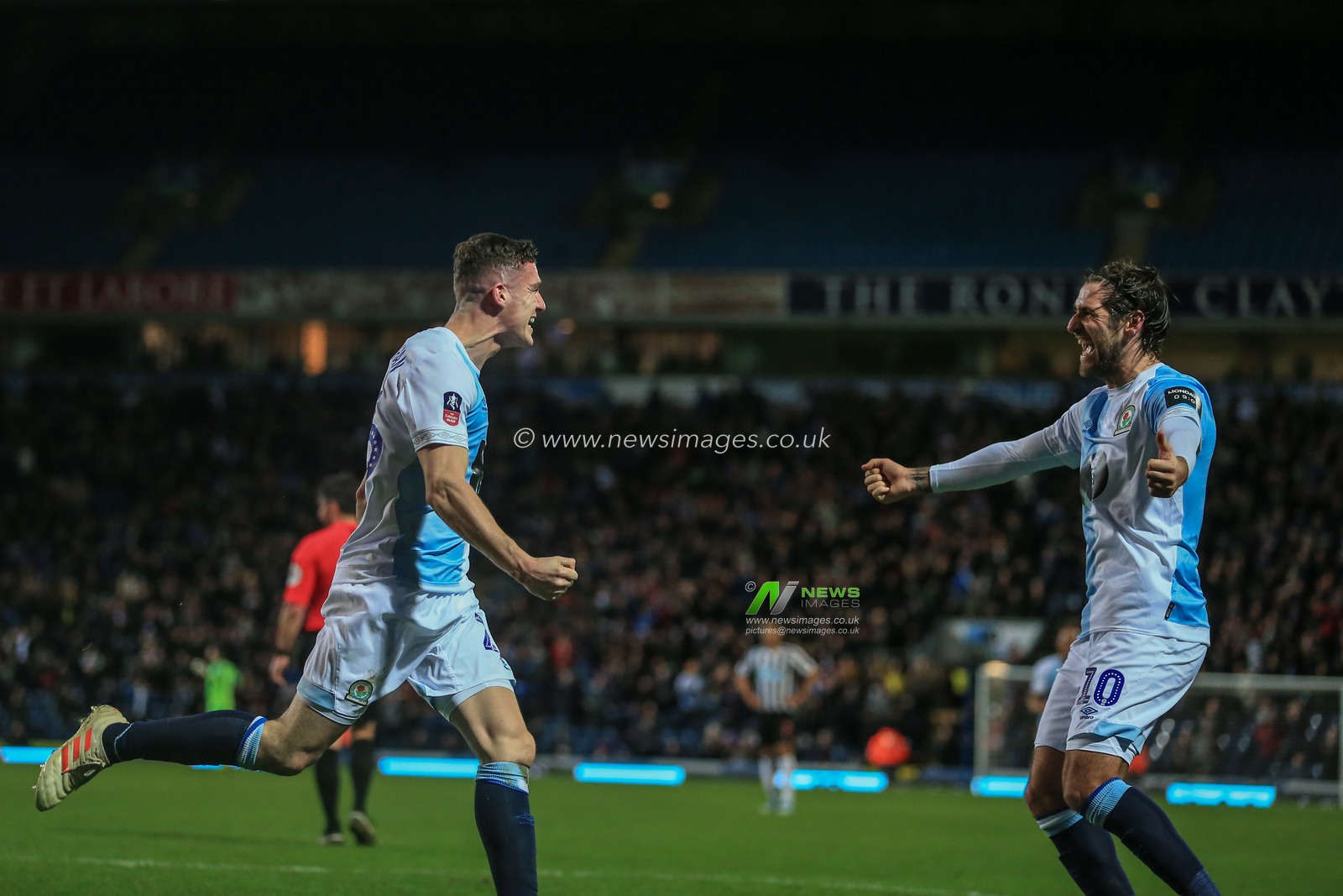 15th January 2019, Ewood Park, Blackburn, England; Emirates FA Cup, 3rd Round replay, Blackburn Rovers vs Newcastle United ;  Darragh Lenihan (26) of Blackburn celebrates his goal to make it 2-2


Credit: Mark Cosgrove/News Images

English Football League images are subject to DataCo Licence