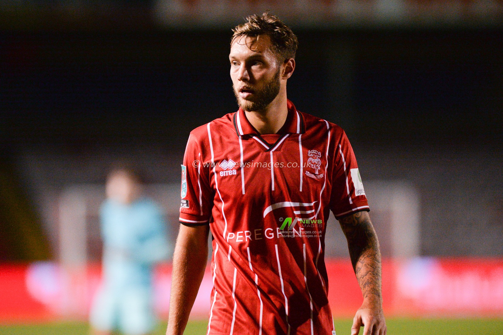 Jorge Grant (10) of Lincoln City