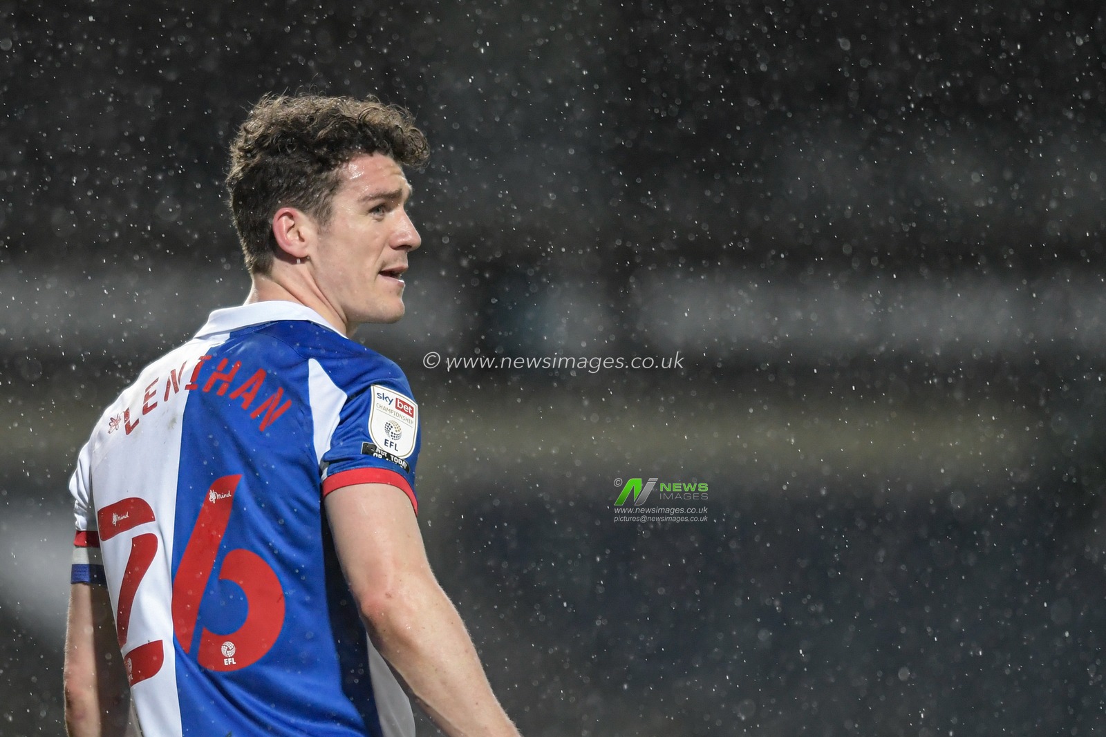 Darragh Lenihan #26 of Blackburn Rovers in action during the game