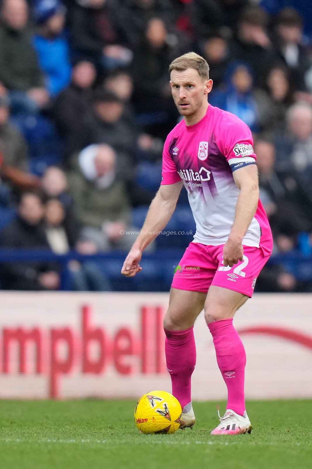 Tom Lees #32 of Huddersfield Town during the Emirates FA Cup Third Round match Preston North End vs Huddersfield Town at Deepdale, Preston, United Kingdom, 7th January 2023

(Photo by Steve Flynn/News Images)