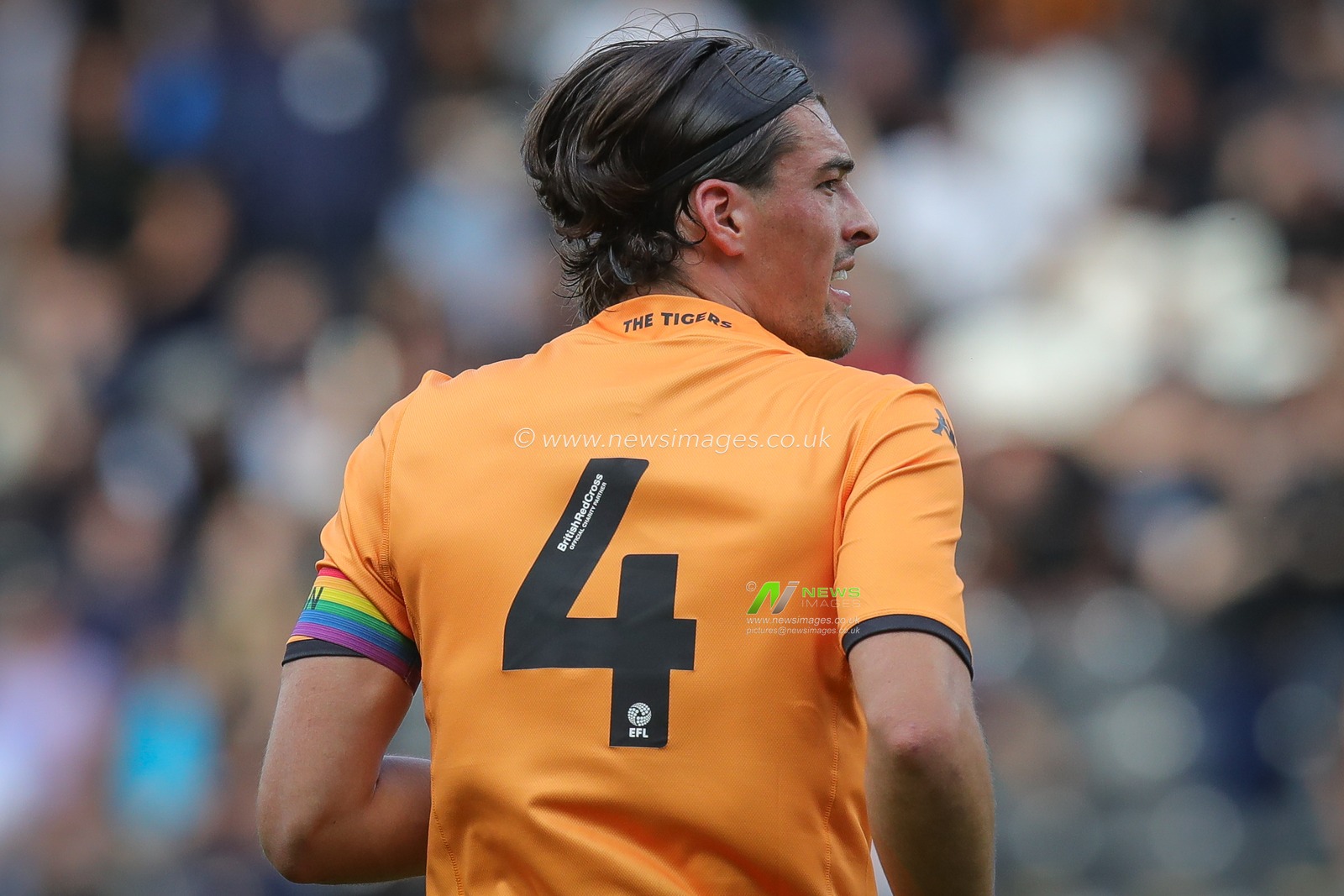 Jacob Greaves #4 of Hull City during the Pre-season friendly match Hull City vs Nantes at MKM Stadium, Hull, United Kingdom, 29th July 2023

(Photo by James Heaton/News Images)