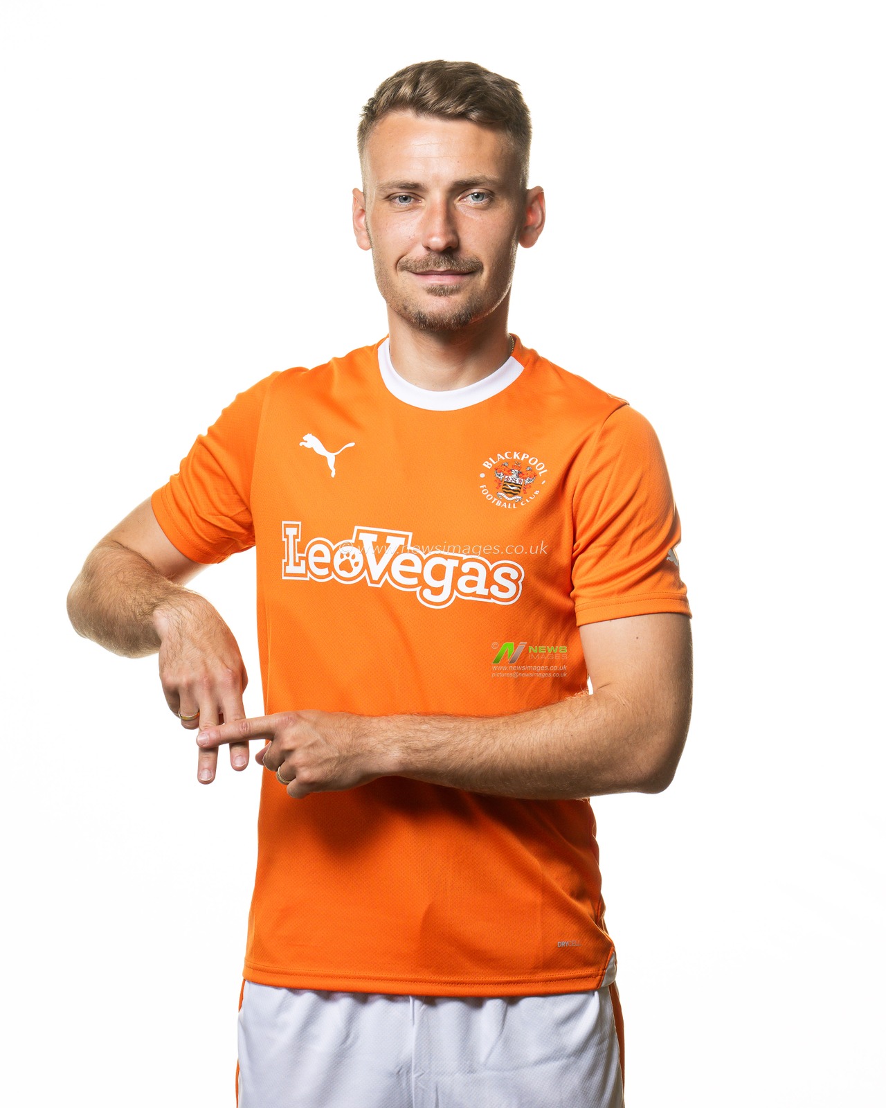 Blackpool Squad Headshots at Bloomfield Road, Blackpool, United Kingdom, 27th July 2023

(Photo by Craig Thomas/News Images)