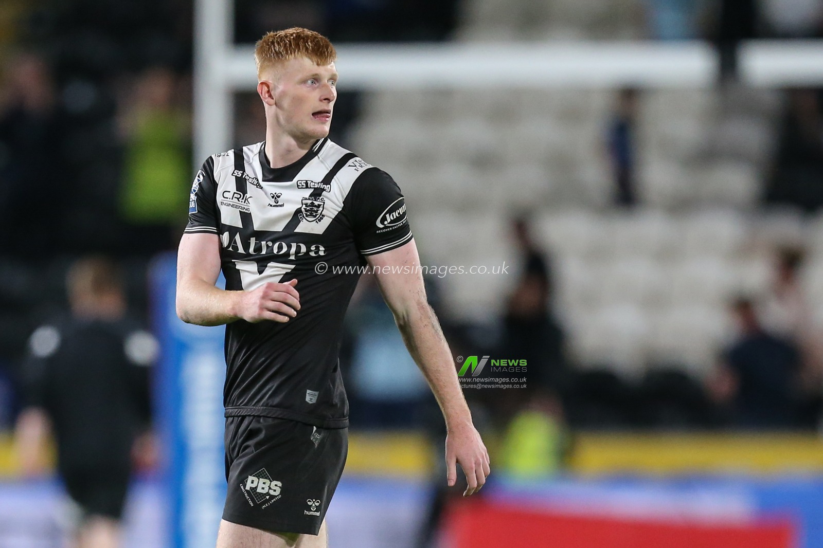 Harvey Barron #32 of Hull FC after the final whistle