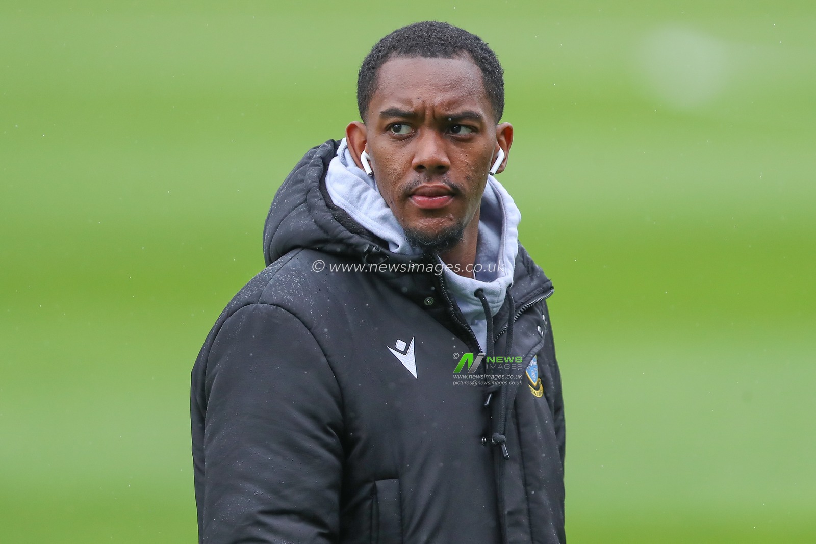 Jaden Brown #3 of Sheffield Wednesday arrives ahead of the Sky Bet League 1 match Shrewsbury Town vs Sheffield Wednesday at Greenhous Meadow, Shrewsbury, United Kingdom, 29th April 2023

(Photo by Gareth Evans/News Images)