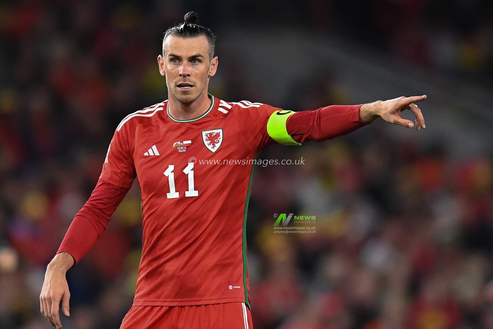 Gareth Bale of Wales during the UEFA Nations League Group A4 match between Wales vs Poland at Cardiff City Stadium, Cardiff, United Kingdom, 25th September 2022

(Photo by Mike Jones/News Images)