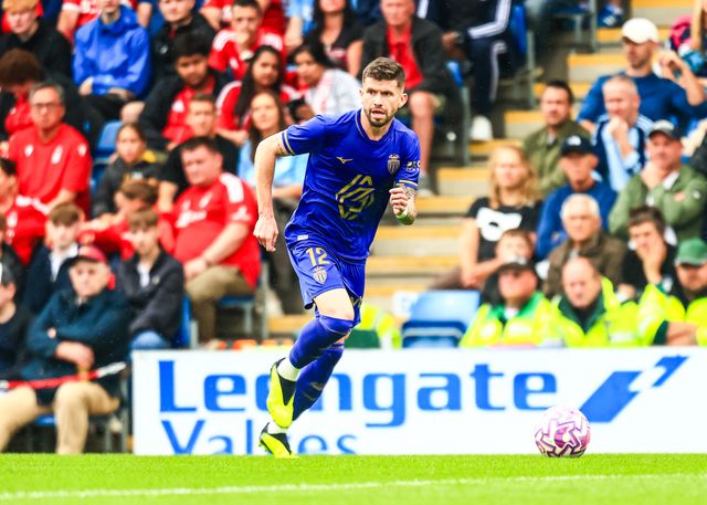 Caio Henrique of Monaco in action during the Pre-season friendly match Nottingham Forest vs Monaco at SMH Group Stadiumact Stadium, Chesterfield, United Kingdom, 19th July 2025

(Photo by Richard Bierton/News Images)