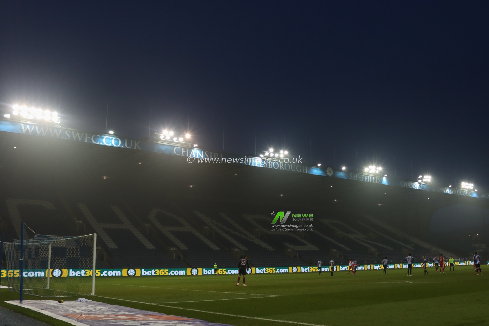 A general view of Hillsborough during the game between Sheffield Wednesday and Millwall