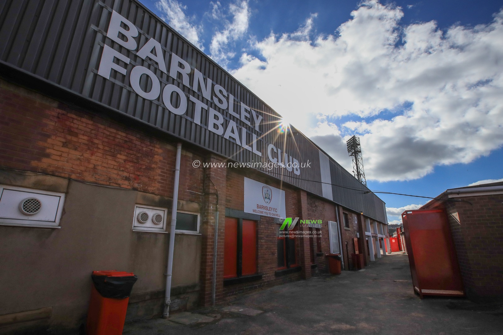 A general view of the back of the old West stand at Oakwell ahead of this afternoons Sky Bet Championship game, Barnsley v Millwall
