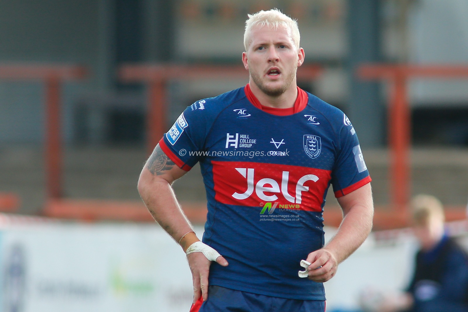 Jordan Abdull (7) of Hull KR