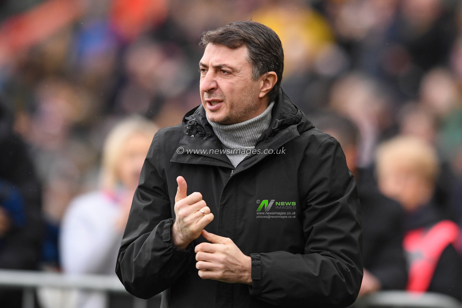 Shota Arveladze manager of Hull City looks on