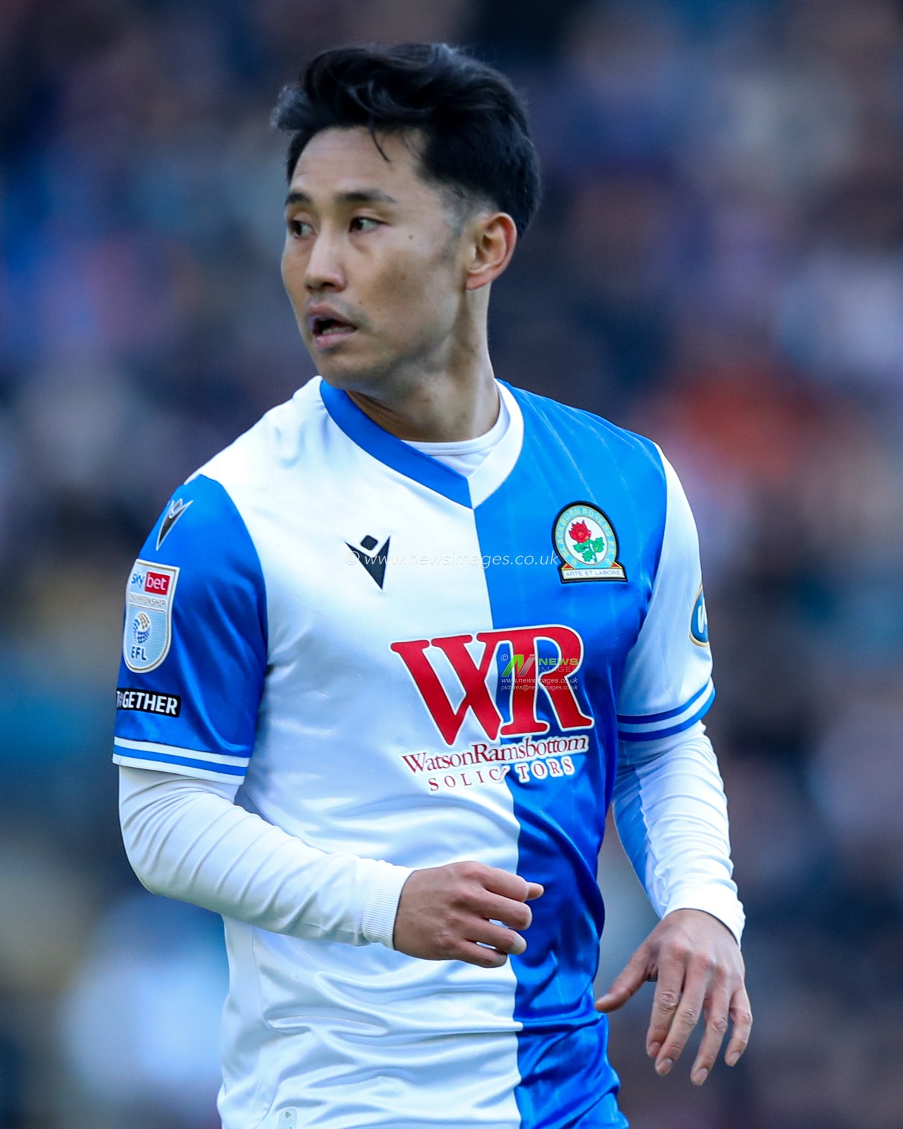 Ryoya Morishita of Blackburn Rovers during the Sky Bet Championship match Blackburn Rovers vs Southampton at Ewood Park, Blackburn, United Kingdom, 25th October 2025

(Photo by Jorge Horsted/News Images)