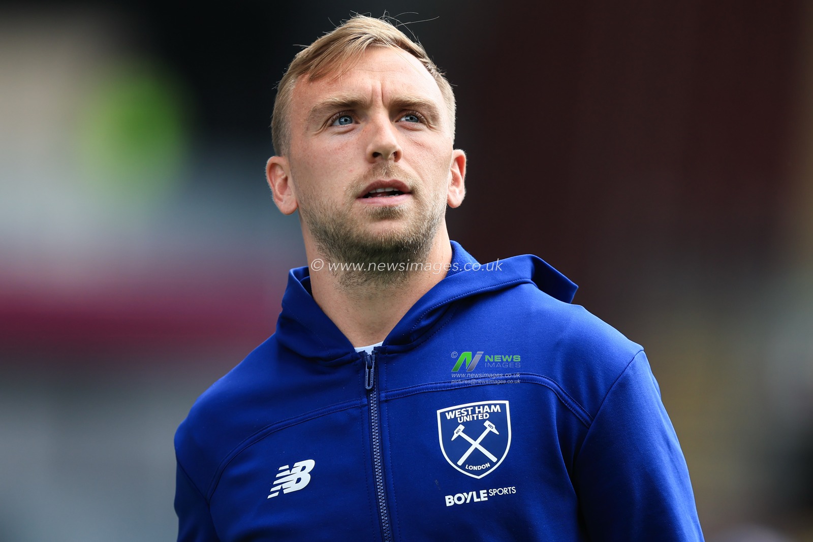 Jarrod Bowen of West Ham United arrives ahead of the Sky Bet Championship match Burnley vs West Ham United at Turf Moor, Burnley, United Kingdom on 16 August 2026

(Photo by Jorge Horsted/News Images)
