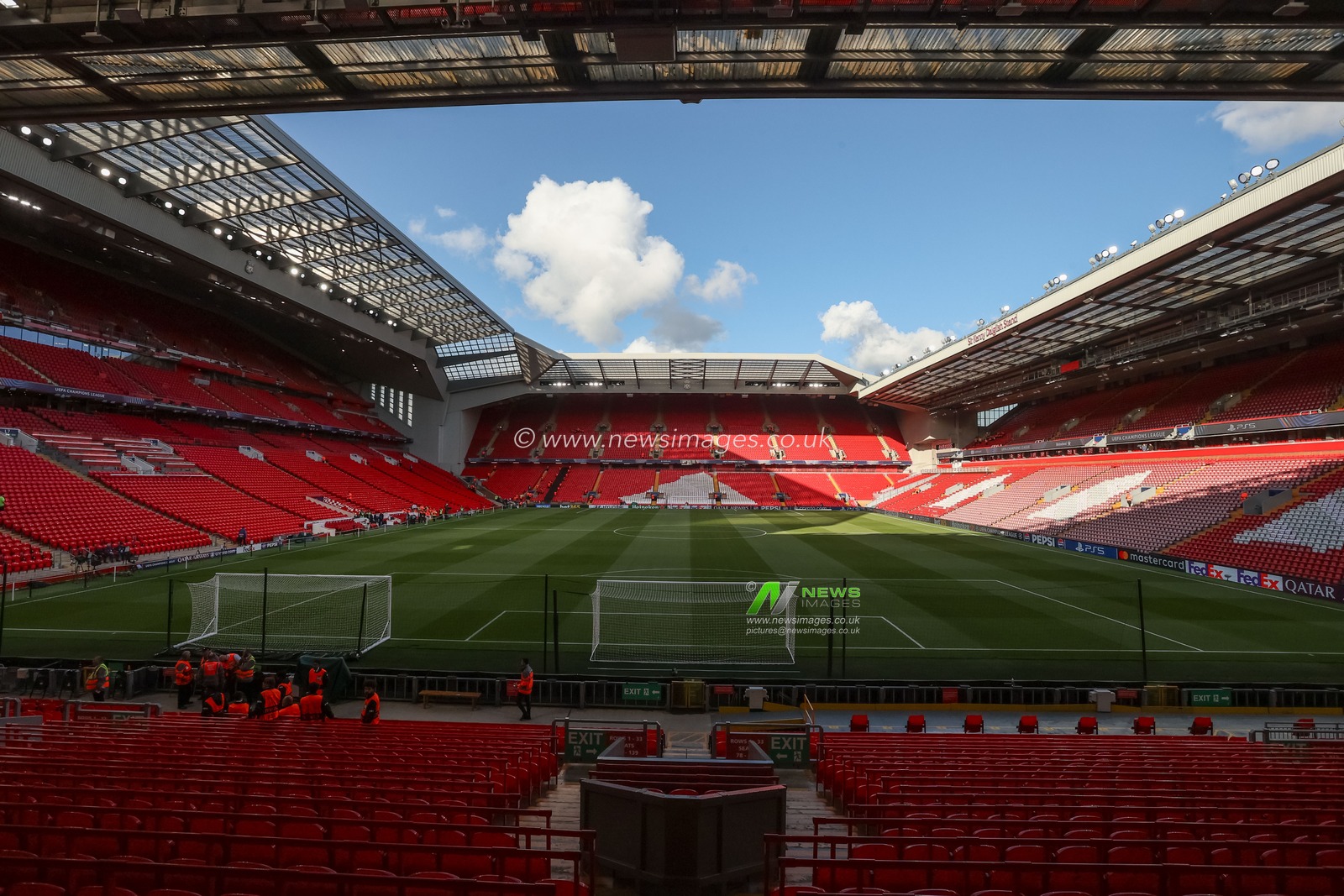 A general view of Anfield during the UEFA Champions League Matchday 1 of 8 match Liverpool vs Atletico Madrid at Anfield, Liverpool, United Kingdom on 09 September 2026

(Photo by Alfie Cosgrove/News Images)