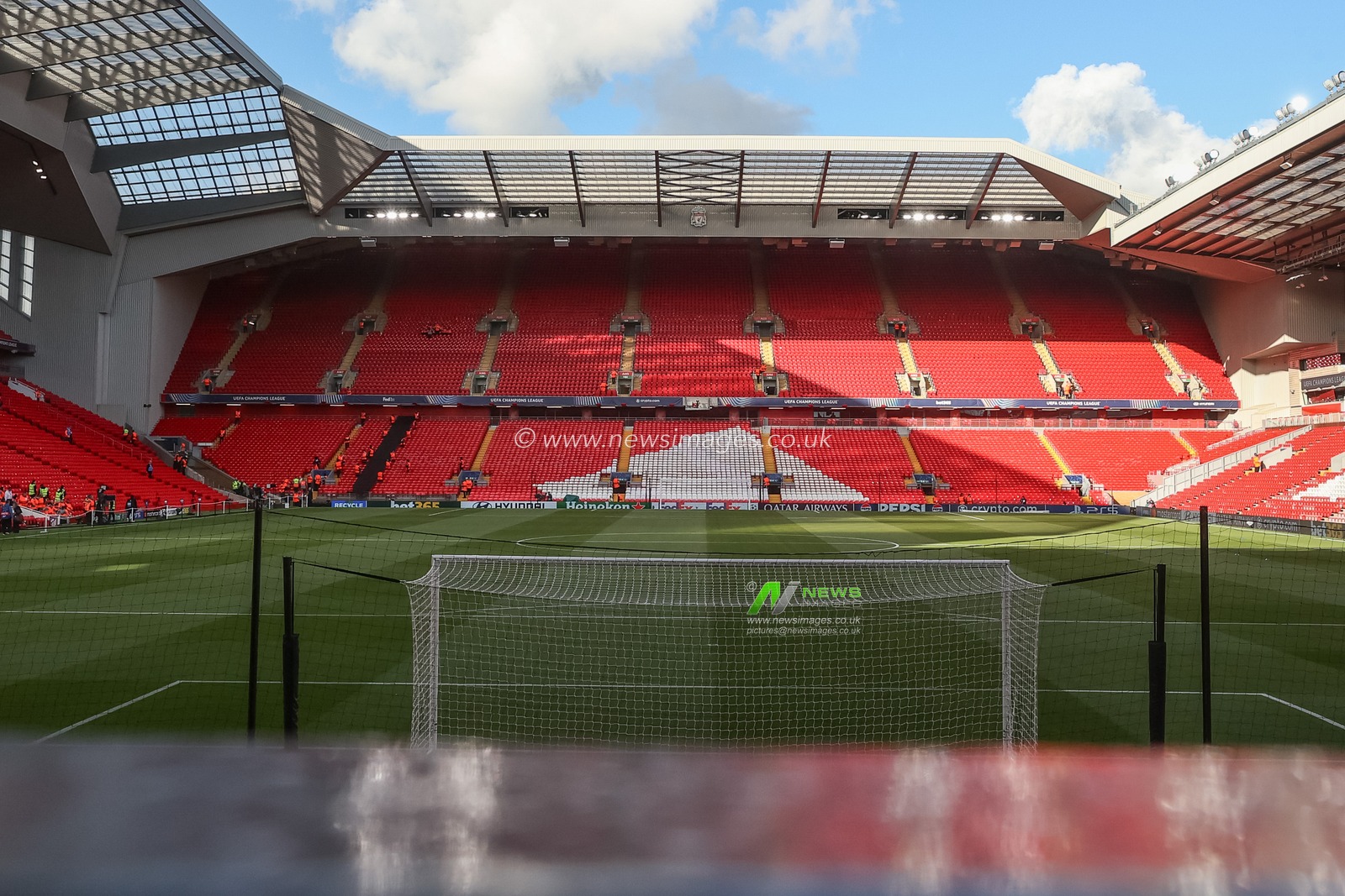 A general view of Anfield during the UEFA Champions League Matchday 1 of 8 match Liverpool vs Atletico Madrid at Anfield, Liverpool, United Kingdom on 09 September 2026

(Photo by Alfie Cosgrove/News Images)
