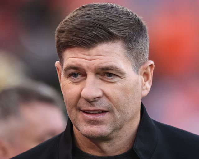 Former Liverpool legend Steven Gerrard is in attendance during the UEFA Champions League Matchday 1 of 8 match Liverpool vs Atletico Madrid at Anfield, Liverpool, United Kingdom on 09 September 2026

(Photo by Alfie Cosgrove/News Images)