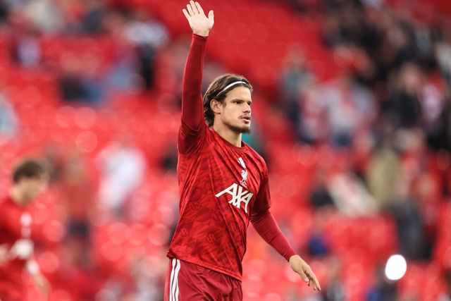 Milos Kerkez of Liverpool in the pregame warmup session during the UEFA Champions League Matchday 1 of 8 match Liverpool vs Atletico Madrid at Anfield, Liverpool, United Kingdom on 09 September 2026

(Photo by Alfie Cosgrove/News Images)
