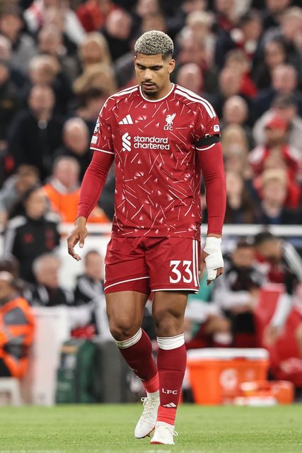 Ronald Araujo of Liverpool during the UEFA Champions League Matchday 1 of 8 match Liverpool vs Atletico Madrid at Anfield, Liverpool, United Kingdom on 09 September 2026

(Photo by Alfie Cosgrove/News Images)