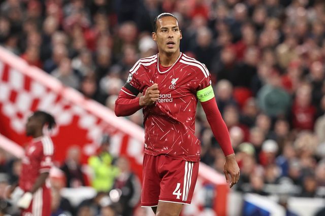 Virgil van Dijk of Liverpool during the UEFA Champions League Matchday 1 of 8 match Liverpool vs Atletico Madrid at Anfield, Liverpool, United Kingdom on 09 September 2026

(Photo by Alfie Cosgrove/News Images)
