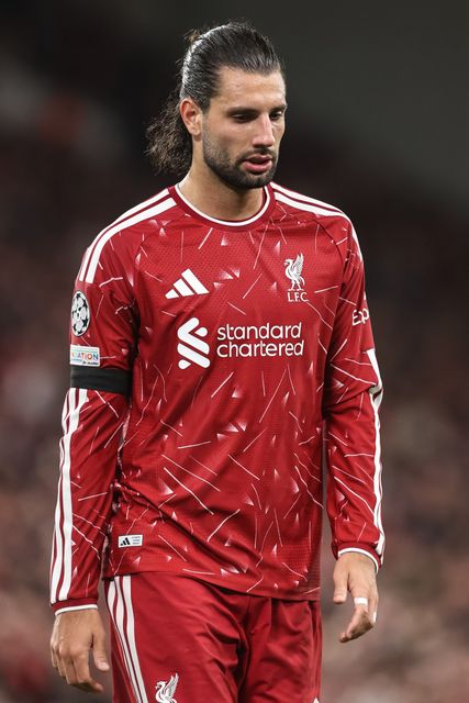 Dominik Szoboszlai of Liverpool during the UEFA Champions League Matchday 1 of 8 match Liverpool vs Atletico Madrid at Anfield, Liverpool, United Kingdom on 09 September 2026

(Photo by Alfie Cosgrove/News Images)