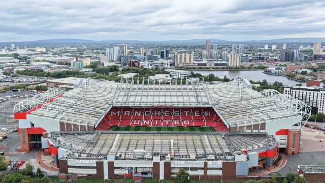 An aerial view of Old Trafford also known as the Theatre Of Dreams during the UEFA Champions League Matchday 1 of 8 match Manchester United vs Sabah FK at Old Trafford, Manchester, United Kingdom on 10 September 2026

(Photo by Mark Cosgrove/News Images)