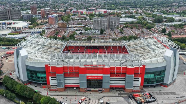 An aerial view of Old Trafford also known as the Theatre Of Dreams during the UEFA Champions League Matchday 1 of 8 match Manchester United vs Sabah FK at Old Trafford, Manchester, United Kingdom on 10 September 2026

(Photo by Mark Cosgrove/News Images)
