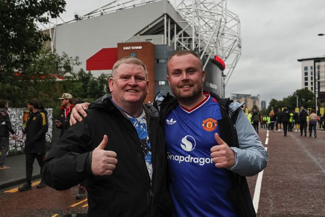 Manchester United fans make their way to Old Trafford during the UEFA Champions League Matchday 1 of 8 match Manchester United vs Sabah FK at Old Trafford, Manchester, United Kingdom on 10 September 2026

(Photo by Mark Cosgrove/News Images)