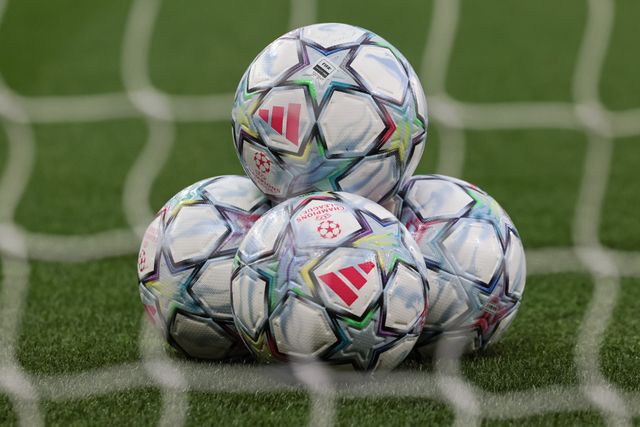 Official Adidas Champions League match balls during the UEFA Champions League Matchday 1 of 8 match Manchester United vs Sabah FK at Old Trafford, Manchester, United Kingdom on 10 September 2026

(Photo by Mark Cosgrove/News Images)