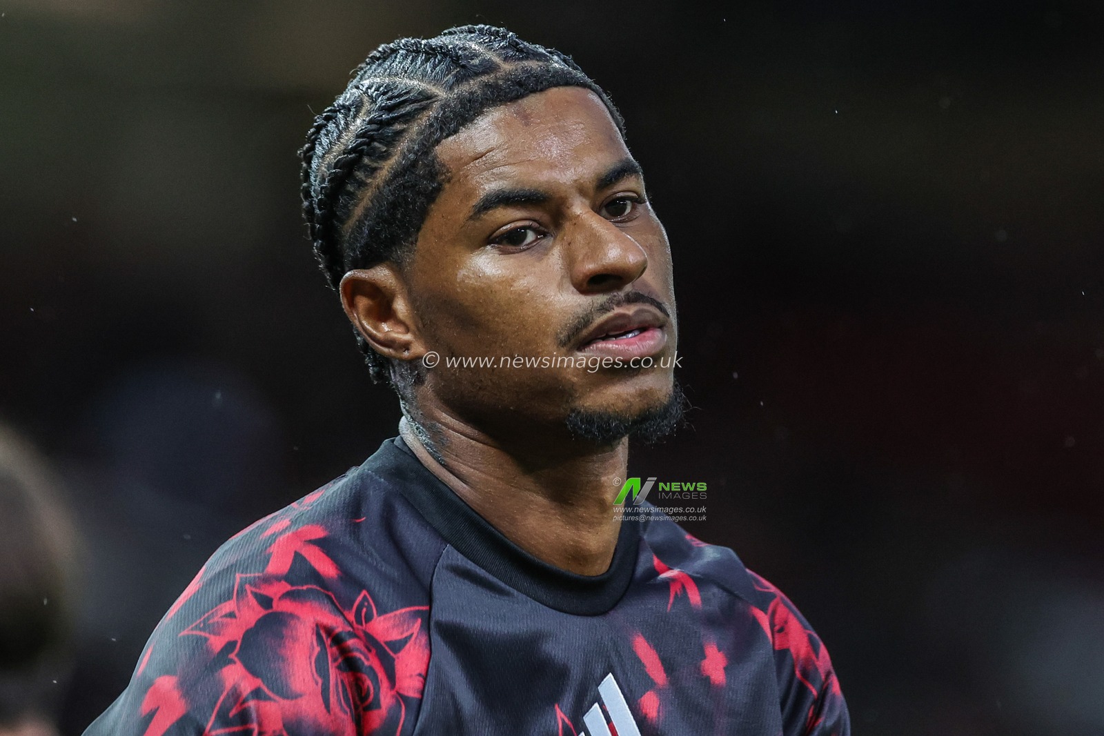 Marcus Rashford of Manchester United in the pregame warmup session during the UEFA Champions League Matchday 1 of 8 match Manchester United vs Sabah FK at Old Trafford, Manchester, United Kingdom on 10 September 2026

(Photo by Mark Cosgrove/News Images)