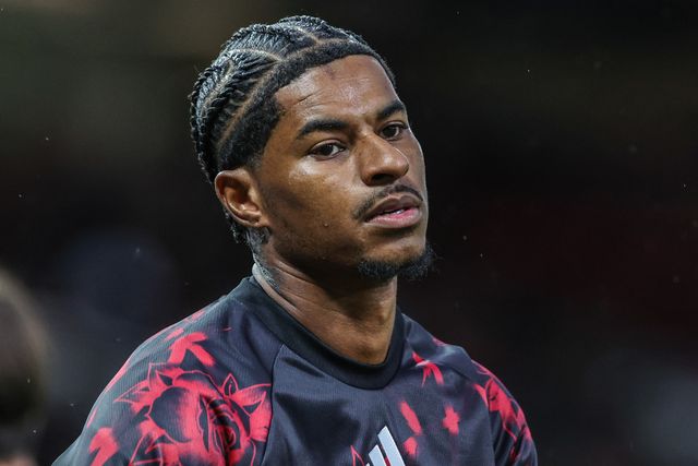 Marcus Rashford of Manchester United in the pregame warmup session during the UEFA Champions League Matchday 1 of 8 match Manchester United vs Sabah FK at Old Trafford, Manchester, United Kingdom on 10 September 2026

(Photo by Mark Cosgrove/News Images)