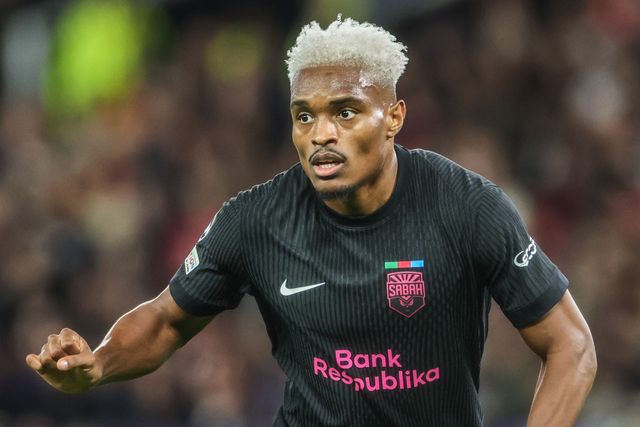 Joy-Lance Mickels of Sabah FK during the UEFA Champions League Matchday 1 of 8 match Manchester United vs Sabah FK at Old Trafford, Manchester, United Kingdom on 10 September 2026

(Photo by Mark Cosgrove/News Images)