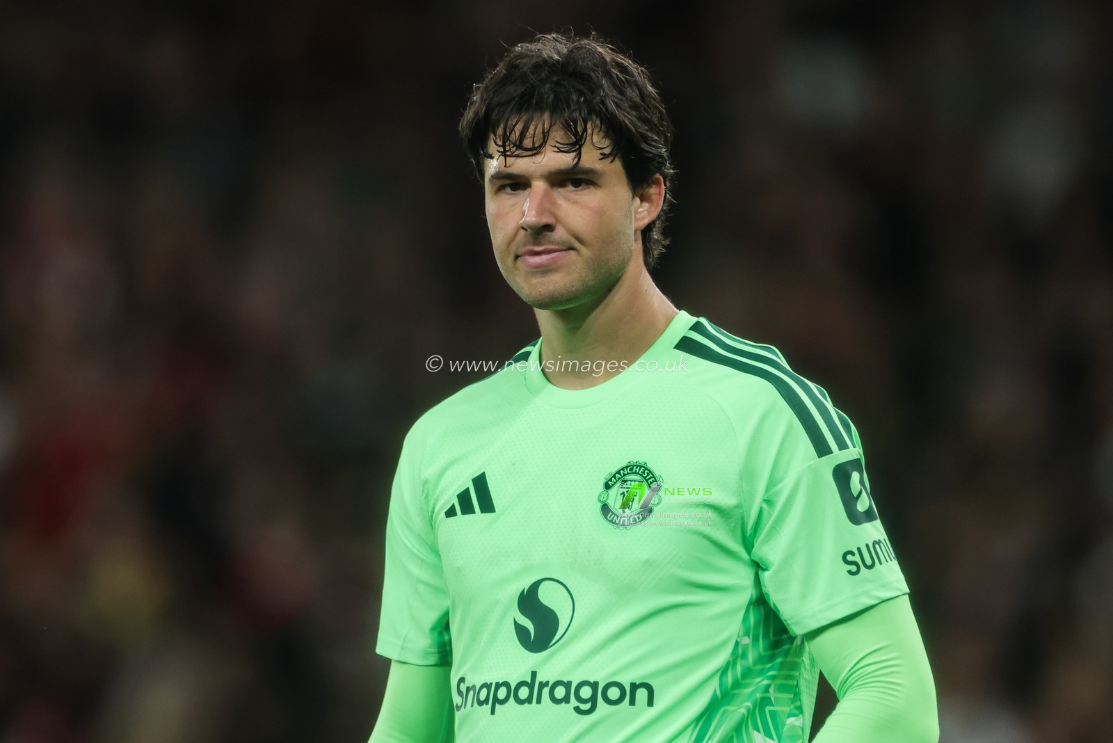 Manchester United goalkeeper Senne Lammens during the UEFA Champions League Matchday 1 of 8 match Manchester United vs Sabah FK at Old Trafford, Manchester, United Kingdom on 10 September 2026

(Photo by Mark Cosgrove/News Images)
