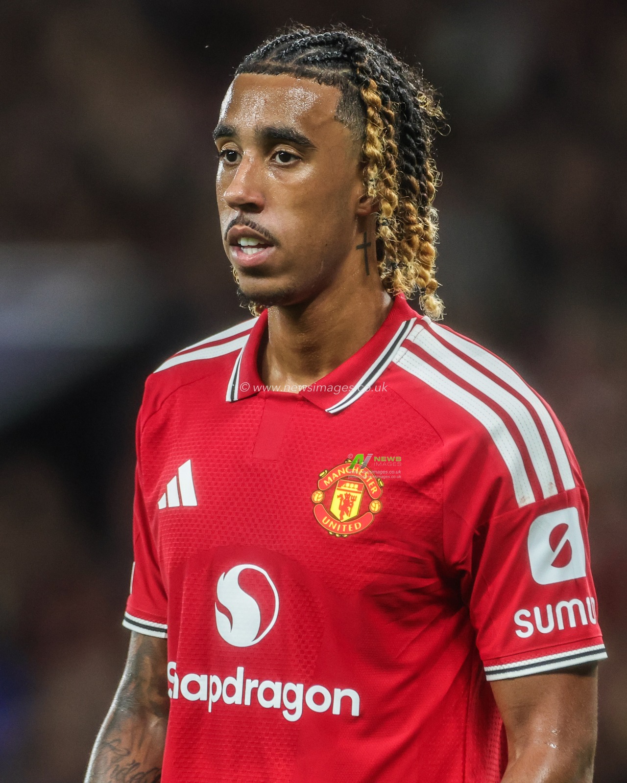Leny Yoro of Manchester United during the UEFA Champions League Matchday 1 of 8 match Manchester United vs Sabah FK at Old Trafford, Manchester, United Kingdom on 10 September 2026

(Photo by Mark Cosgrove/News Images)
