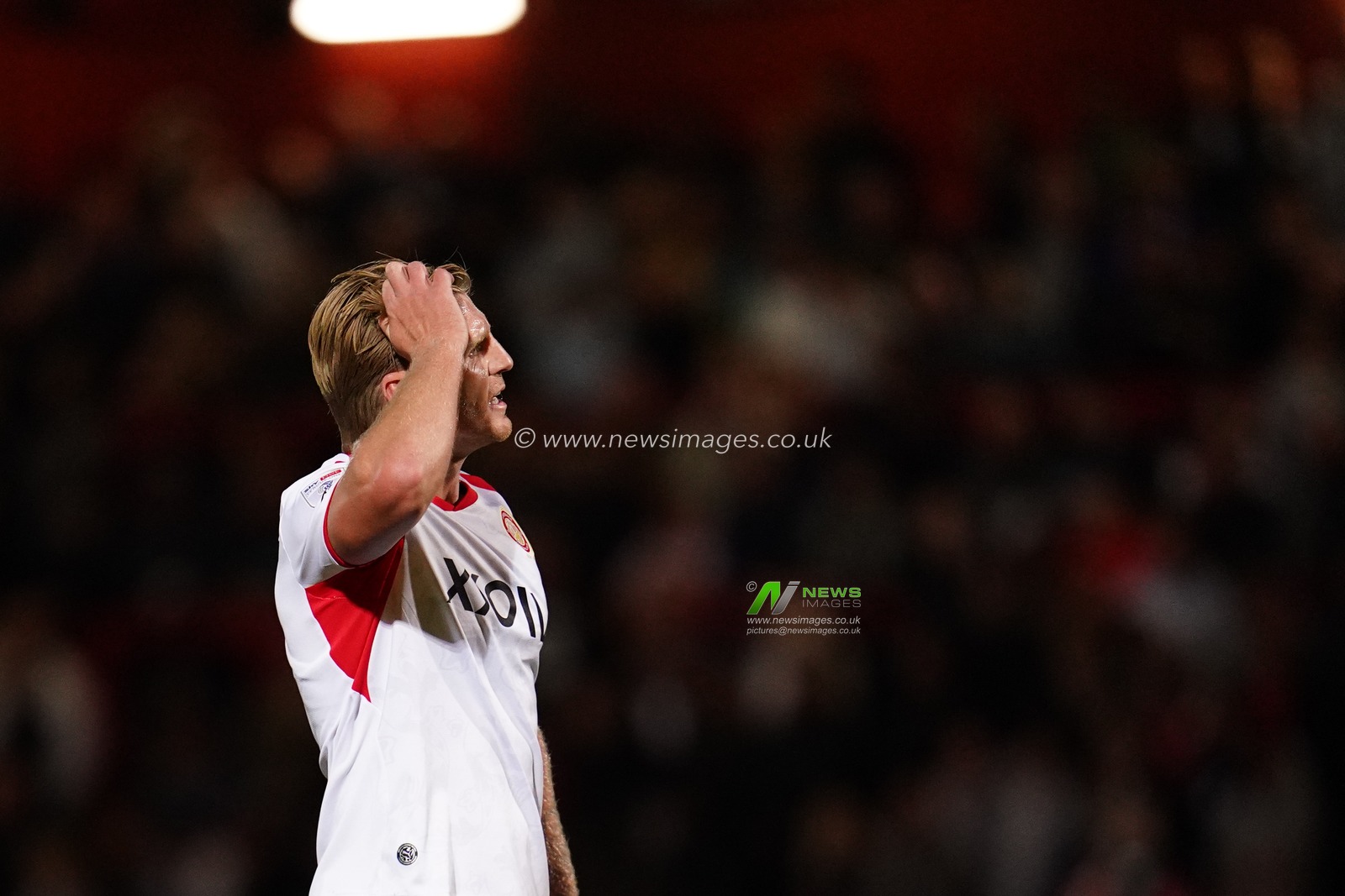 Carl Piergianni of Stevenage during the Sky Bet League One match Stevenage vs Luton Town at Lamex Stadium, Stevenage, United Kingdom on 10 September 2026

(Photo by Harvey Murphy/News Images)