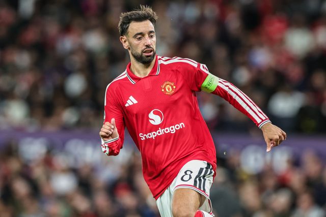 Bruno Fernandes of Manchester United during the UEFA Champions League Matchday 1 of 8 match Manchester United vs Sabah FK at Old Trafford, Manchester, United Kingdom on 10 September 2026

(Photo by Mark Cosgrove/News Images)