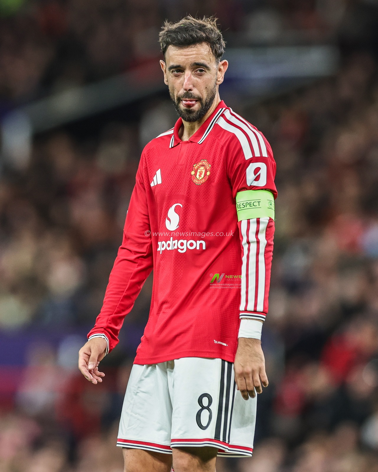 Bruno Fernandes of Manchester United during the UEFA Champions League Matchday 1 of 8 match Manchester United vs Sabah FK at Old Trafford, Manchester, United Kingdom on 10 September 2026

(Photo by Mark Cosgrove/News Images)