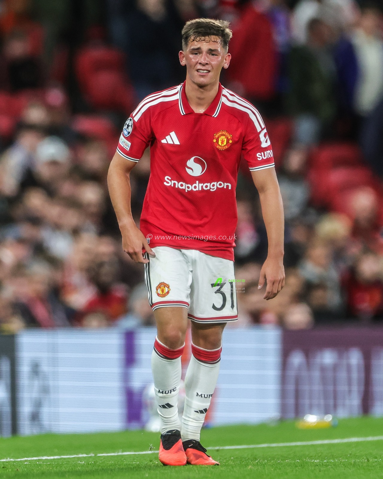 Shea Lacey of Manchester United during the UEFA Champions League Matchday 1 of 8 match Manchester United vs Sabah FK at Old Trafford, Manchester, United Kingdom on 10 September 2026

(Photo by Mark Cosgrove/News Images)