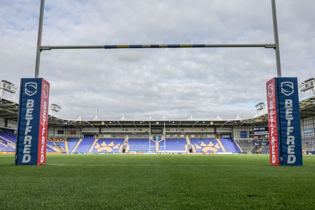 A general view of The Halliwell Jones Stadium during the Betfred Super League round 27 match Warrington Wolves vs Toulouse Olympique at The Halliwell Jones Stadium, Warrington, United Kingdom on 11 September 2026

(Photo by Mark Cosgrove/News Images)