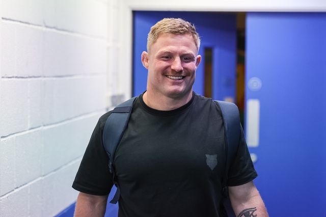 Luke Yates of Warrington Wolves arrives during the Betfred Super League round 27 match Warrington Wolves vs Toulouse Olympique at The Halliwell Jones Stadium, Warrington, United Kingdom on 11 September 2026

(Photo by Mark Cosgrove/News Images)