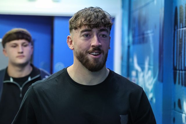 Matty Ashton of Warrington Wolves arrives during the Betfred Super League round 27 match Warrington Wolves vs Toulouse Olympique at The Halliwell Jones Stadium, Warrington, United Kingdom on 11 September 2026

(Photo by Mark Cosgrove/News Images)