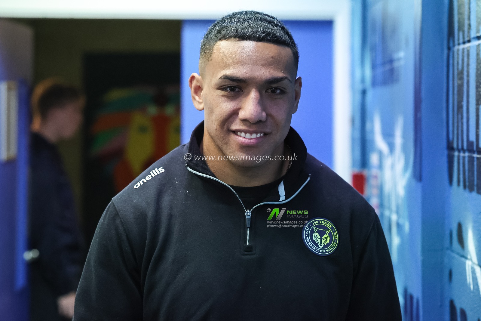 Albert Hopoate of Warrington Wolves arrives during the Betfred Super League round 27 match Warrington Wolves vs Toulouse Olympique at The Halliwell Jones Stadium, Warrington, United Kingdom on 11 September 2026

(Photo by Mark Cosgrove/News Images)