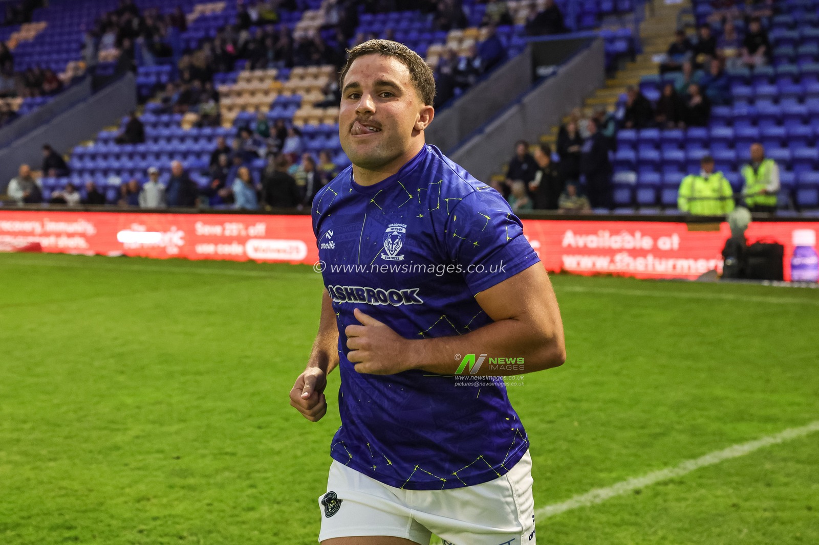 during the Betfred Super League round 27 match Warrington Wolves vs Toulouse Olympique at The Halliwell Jones Stadium, Warrington, United Kingdom on 11 September 2026

(Photo by Mark Cosgrove/News Images)