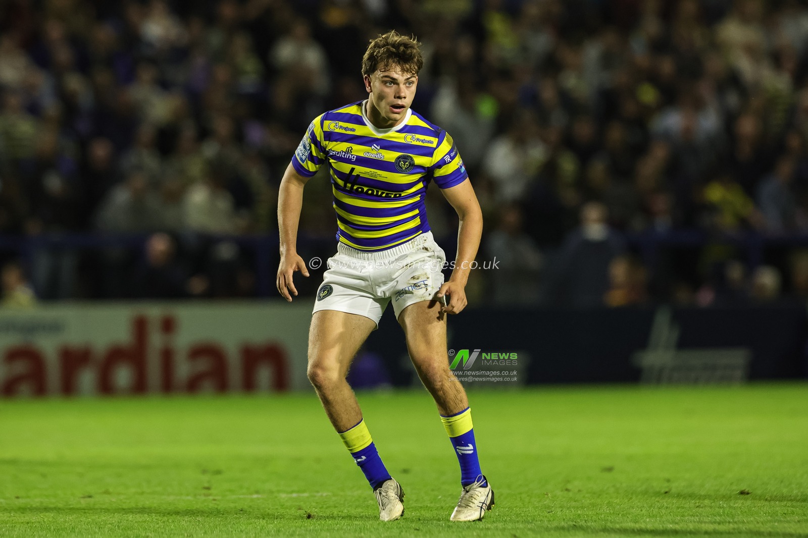 Patrick Irwin of Warrington Wolves during the Betfred Super League round 27 match Warrington Wolves vs Toulouse Olympique at The Halliwell Jones Stadium, Warrington, United Kingdom on 11 September 2026

(Photo by Mark Cosgrove/News Images)