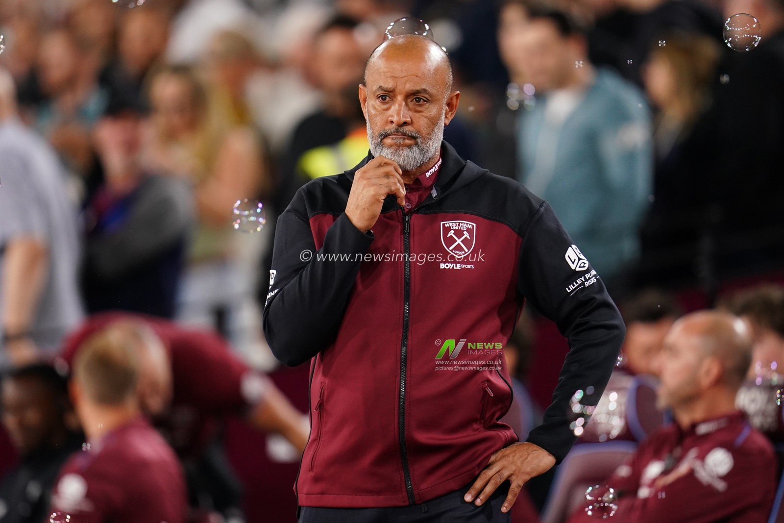Nuno Espirito Santo manager of West Ham United during the Sky Bet Championship match West Ham United vs Wrexham at London Stadium, London, United Kingdom on 11 September 2026

(Photo by Harvey Murphy/News Images)