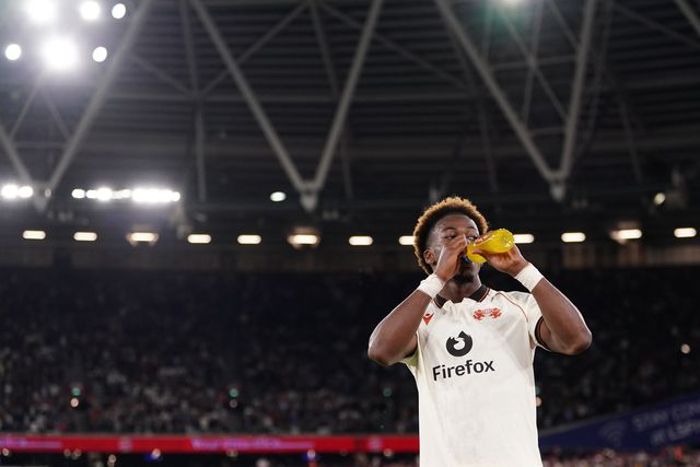 Jacques Ekomie of Wrexham during the Sky Bet Championship match West Ham United vs Wrexham at London Stadium, London, United Kingdom on 11 September 2026

(Photo by Harvey Murphy/News Images)